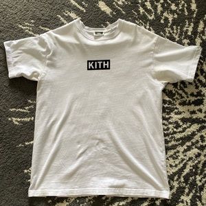 Kith Box Logo Tee White size Medium